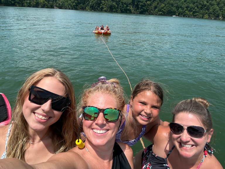 Members boating